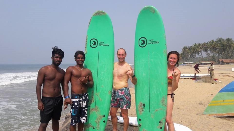 Mk Gardens Surf & Yoga House Hotel Varkala Esterno foto